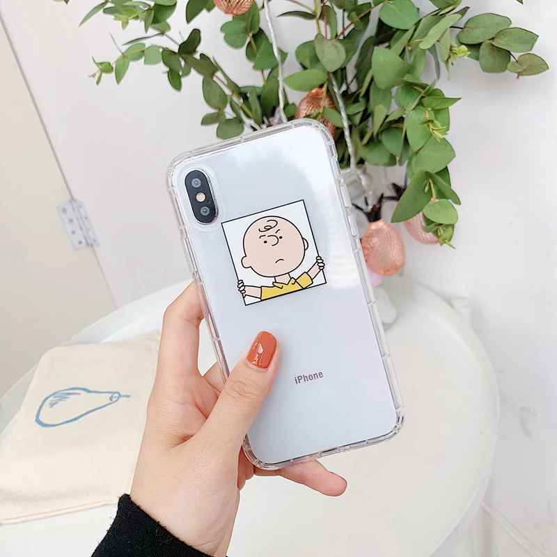 Мультяшный чехол для телефона с принтом &quotCharlie Happy Birthday&quot iPhone 6 S 7 8 Plus X XS Max XR милый