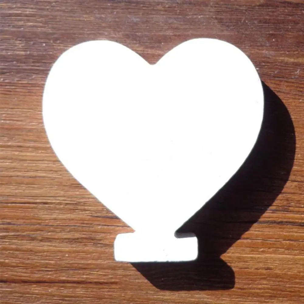 Love Shape 3D деревянные буквы алфавита A to Z декоративные буквы DIY Деревянные Ремесла персонализированное Имя Свадебные украшения дома - Цвет: Love Shape
