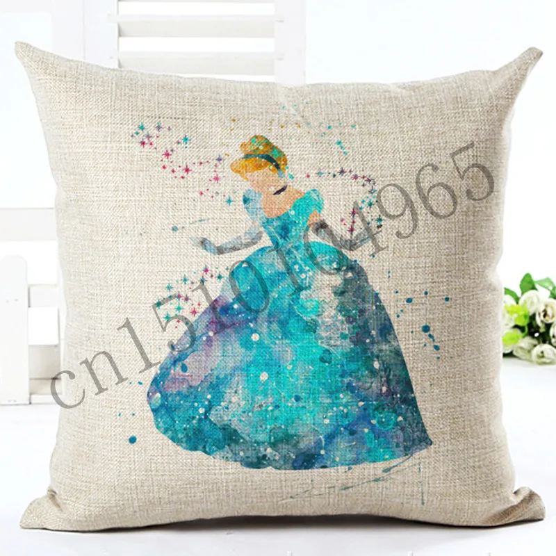 Высокое качество мультяшный стиль синий принц домашняя декоративная подушка