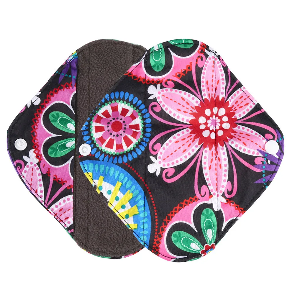 Новый многоразовый бамбуковый коврик моющийся Менструальный черный 20*6 см |