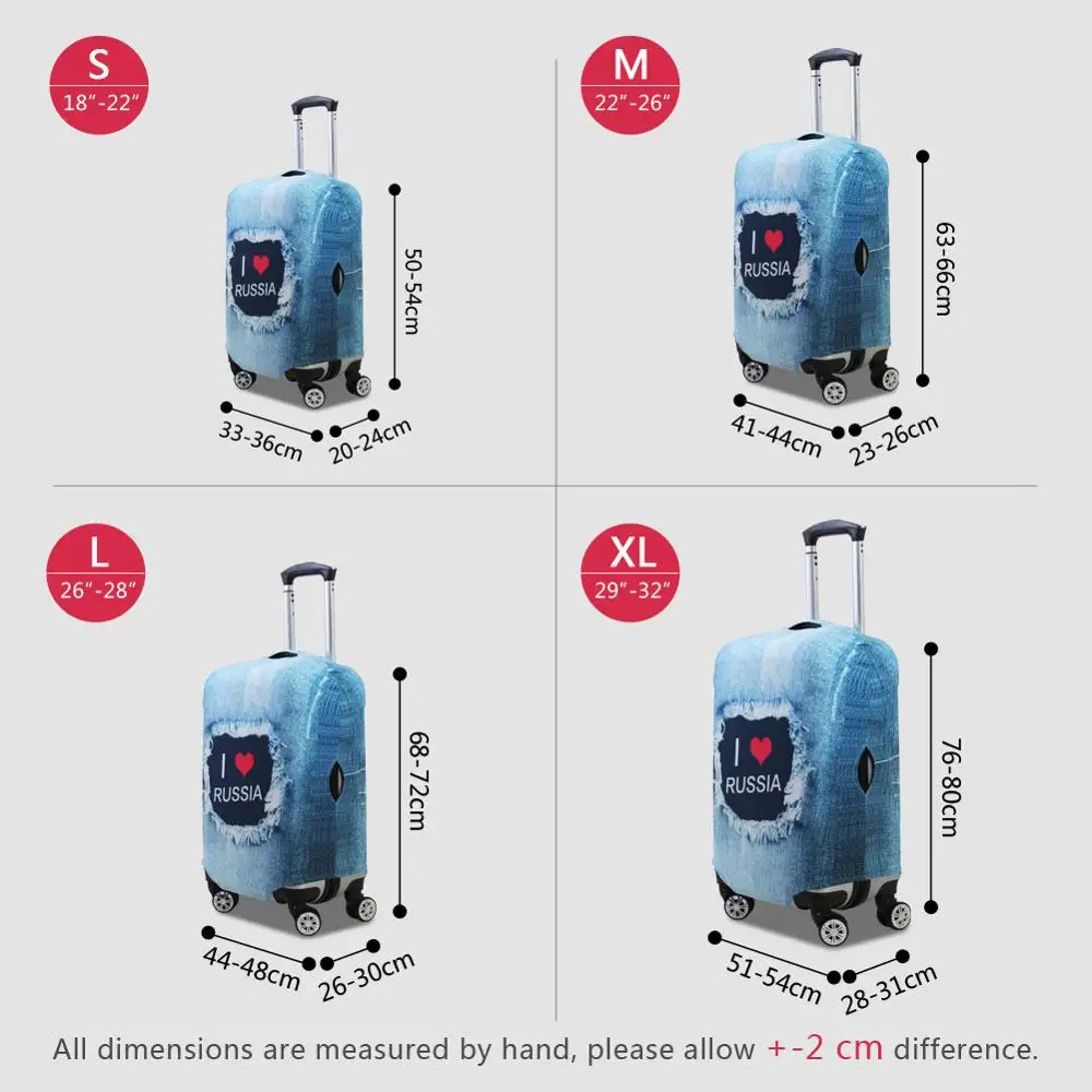Защитные чехлы для чемоданов от Dispalang, подходят для чемоданов 18-30 дюймов, на колесиках, с 3D принтом рыбы, эластичные, тянущиеся, для путешеств... от AliExpress WW