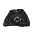 Для Seat Leon 2000 2001 2002 Toledo 1999 2000 2001 5 скоростей 12 мм рычаг переключения передач автомобильная ручка переключения с кожаным стайлингом автомобиля