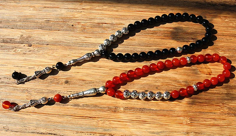 Четки из натурального камня для мужчин и женщин 8 мм|prayer beads|33 prayer beadsmuslim tasbih |
