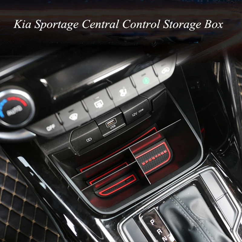 Для Kia Sportage 2018 2019 центральный блок управления для хранения ящик Honder контейнер