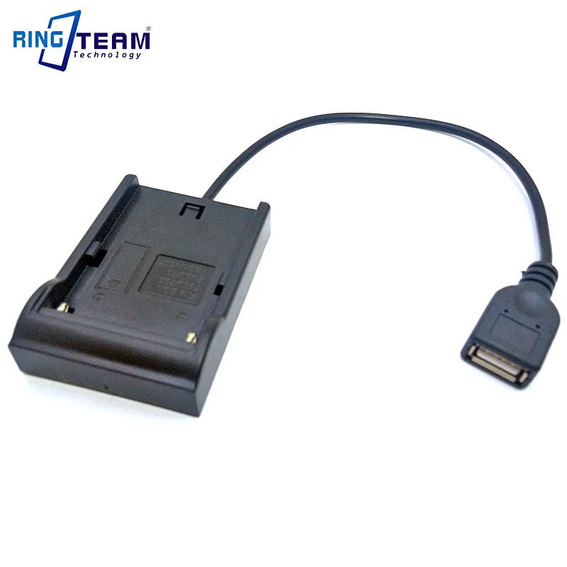 NP-F970 F750 F550 батарея крепление Колыбель держатель адаптер пластина DC 5V Женский USB выход для цифровых камер/мобильного телефона/Pad