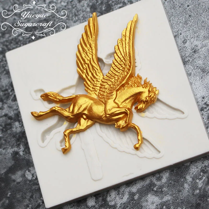 Yueyue Sugarcraft 1 шт. силиконовая форма в виде лошади для помадки инструменты украшения