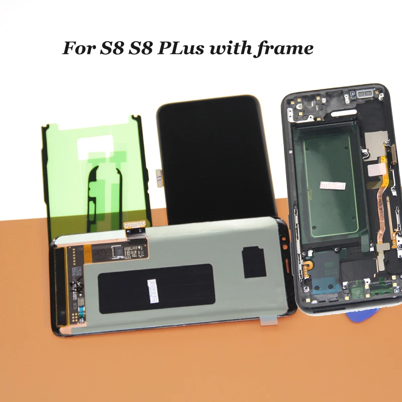 ЖК экран для Samsung Galaxy S8 дисплей G950 G950F Plus G955 G955F сборка Super Amoled Замена с