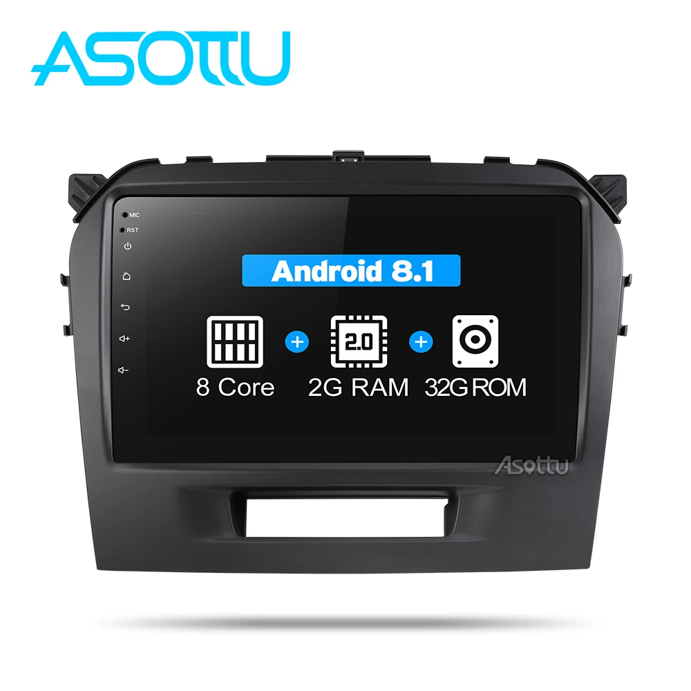 Asottu MWTL15 Android 8 1 автомобильный dvd для Suzuki Vitara 2015 2016 мультимедийная Главная панель gps