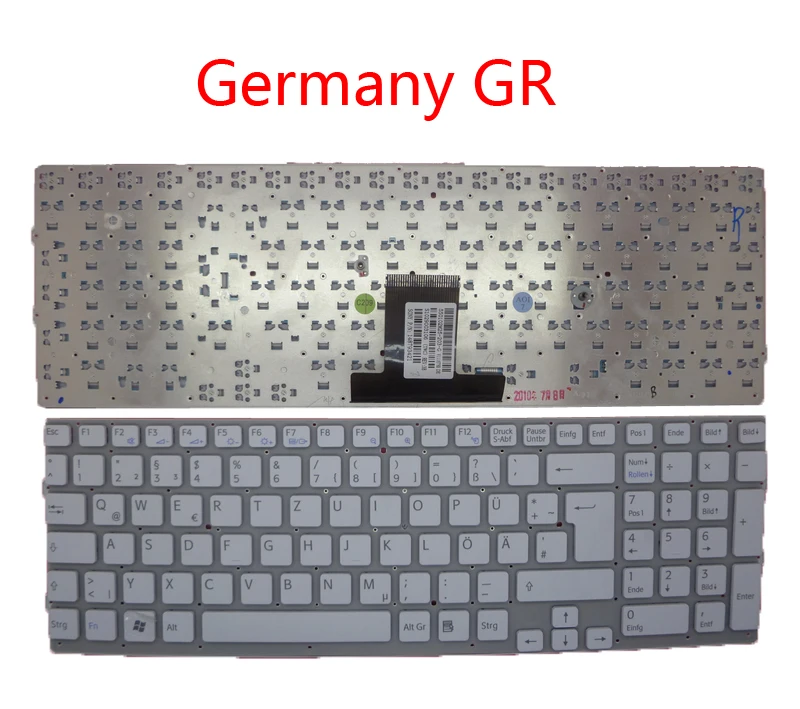 Ноутбук US AR CA TR GR GK клавиатура для SONY VAIO VPCEB VPC EB Германия Греция английская Аравия
