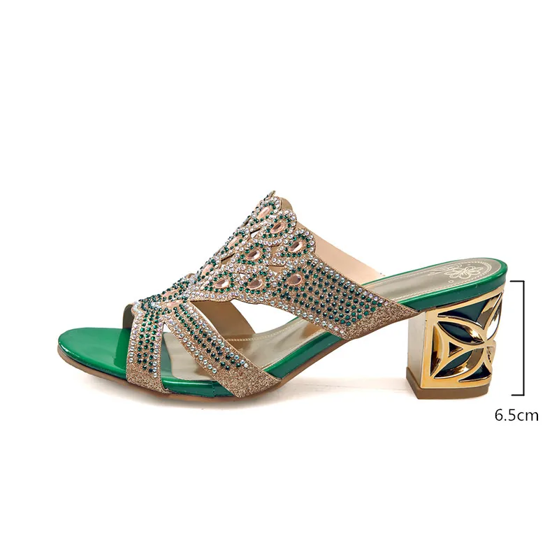 Размера плюс 46 комнатные туфли на высоких каблуках Женские 2019 летние пикантные