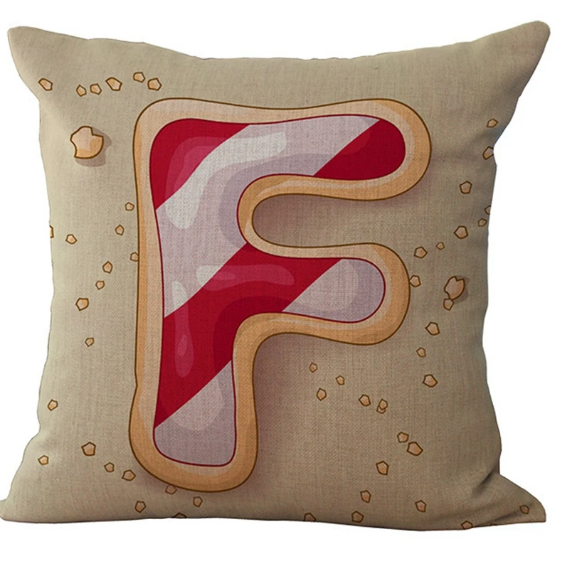 Оптовая цена 1 шт креативное письмо серии сиденье Подушка Чехол Декоративные