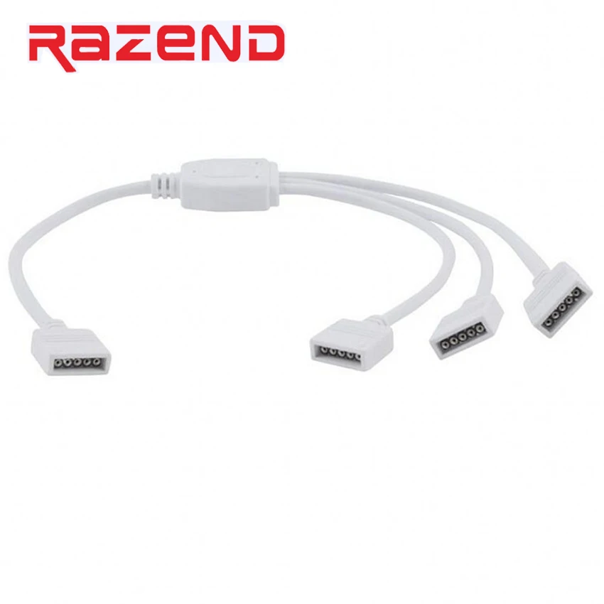 5 Pin 1 гнездовой разъем для 2/3/4 женского соединения 5PIN разделитель RGBW удлинитель