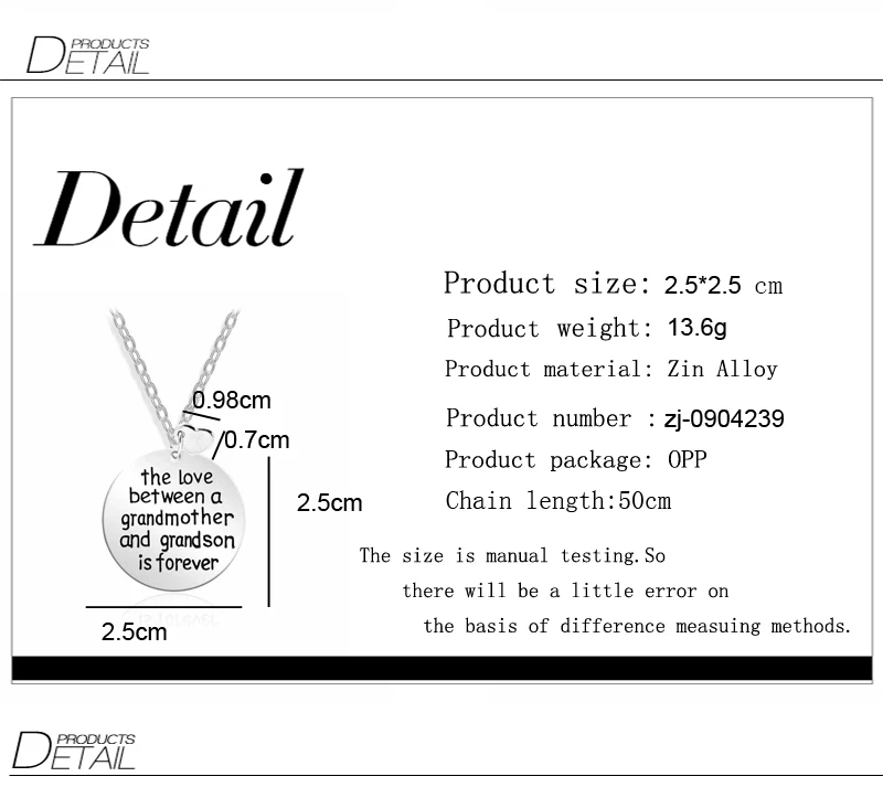 Колье любовь между бабушкой и внуком это навсегда набор для любви подарок внука