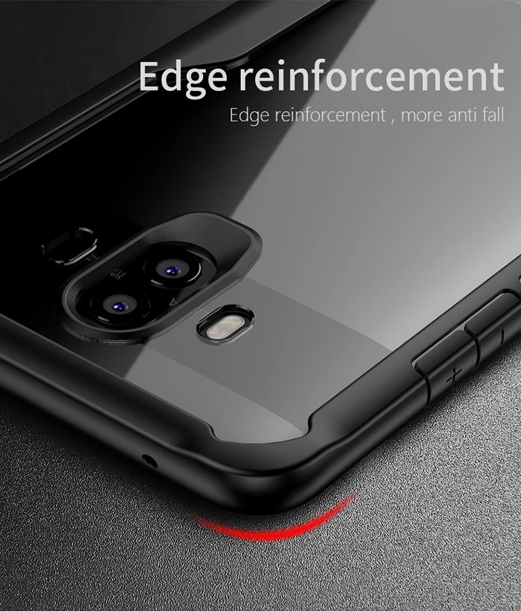 Для huawei mate 10 Чехол IPAKY mate 20 Pro Lite силиконовый акриловый Гибридный противоударный Прозрачный чехол для huawei mate 10 Pro Чехол