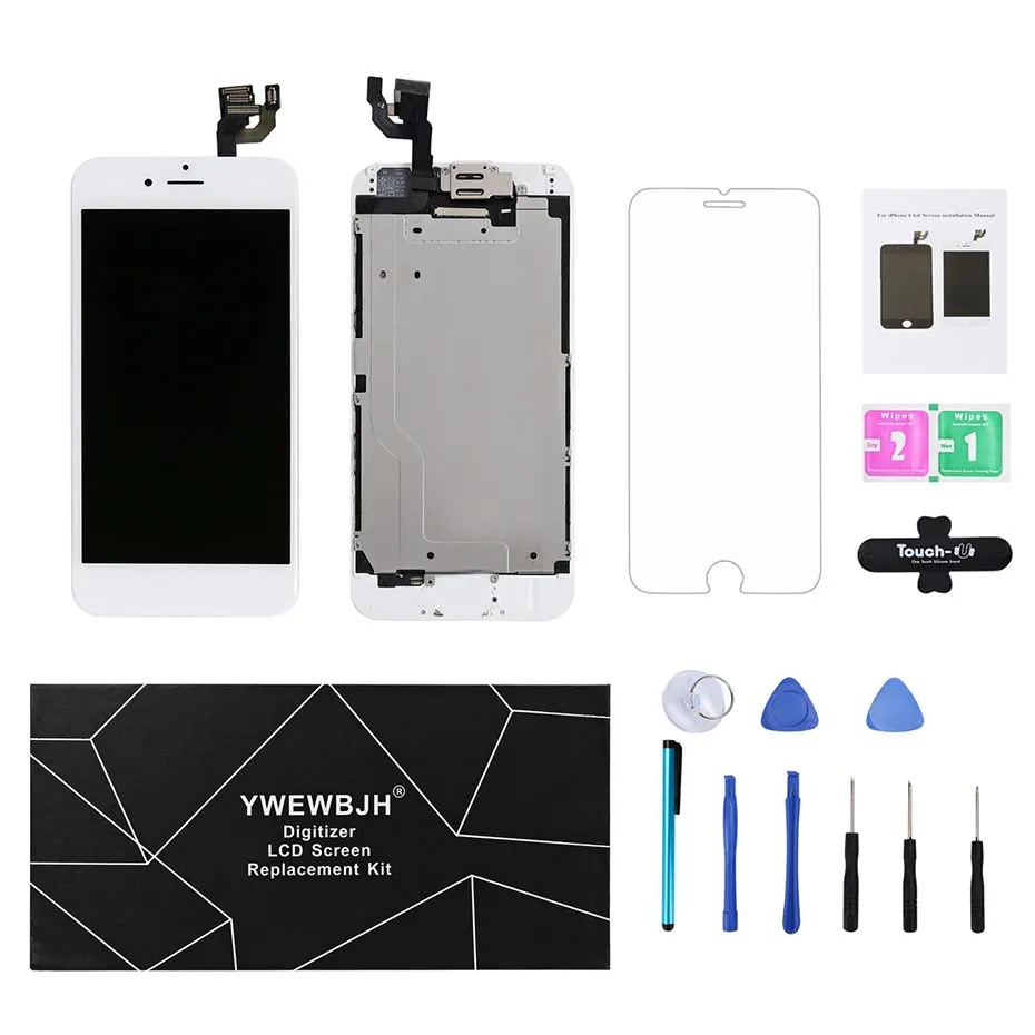 YWEWBJH AAA для iPhone 6 ЖК-экран полная сборка для 6plus 6s дисплей сенсорный экран замена дисплей без битых пикселей