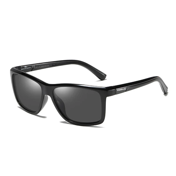 C1 Black Frame HGE-H, спортивные стильные мужские поляризованные солнцезащитные очки, ультралегкие очки, квадратная оправа, солнцезащитные очки для мужчин, для путешествий, UV400, очки, оттенки KD25 - Цвет линз: C1 Black Frame