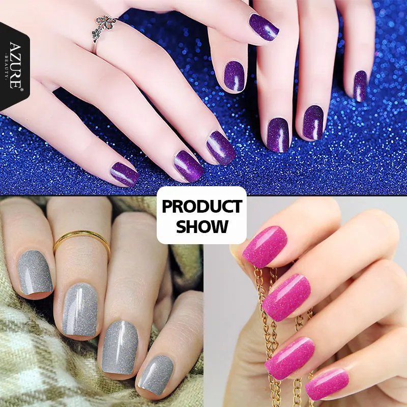 Базовое покрытие Azure 2 шт. + Гель лак для ногтей УФ гель дизайна бесплатная