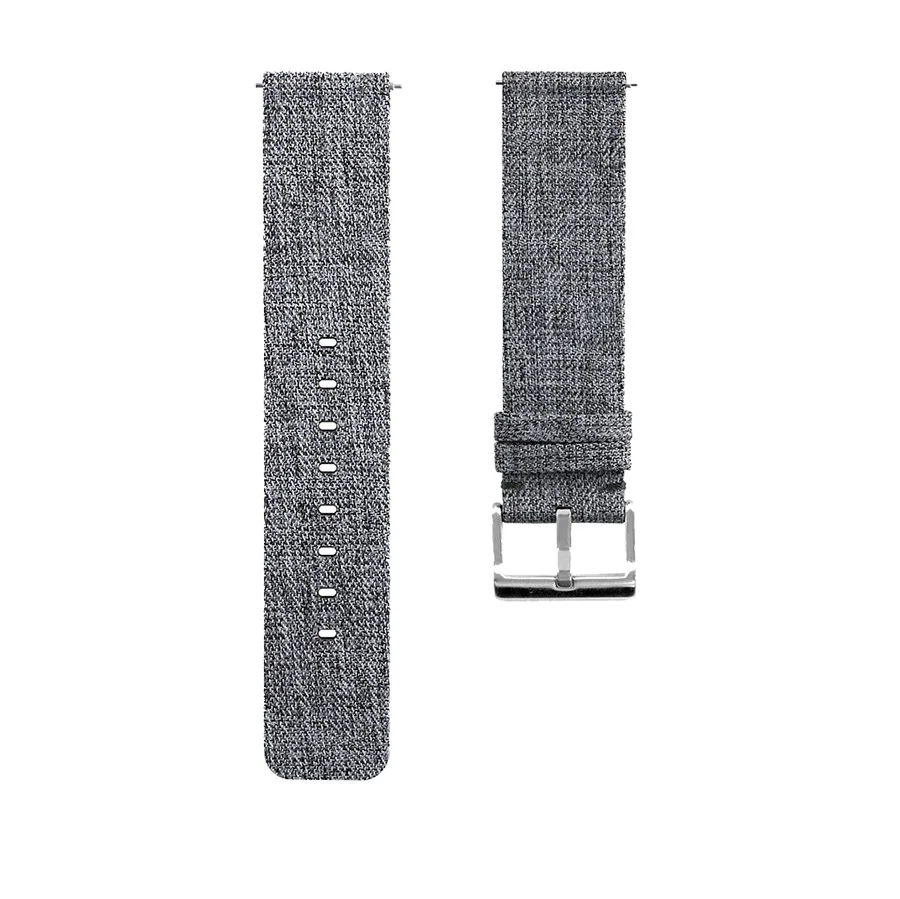 Canvas Watchband Strap With Buckle Connector For Fitbit versa Smartwatch Watch Band Wrist Bracelet Factory Price Drop Shipping |