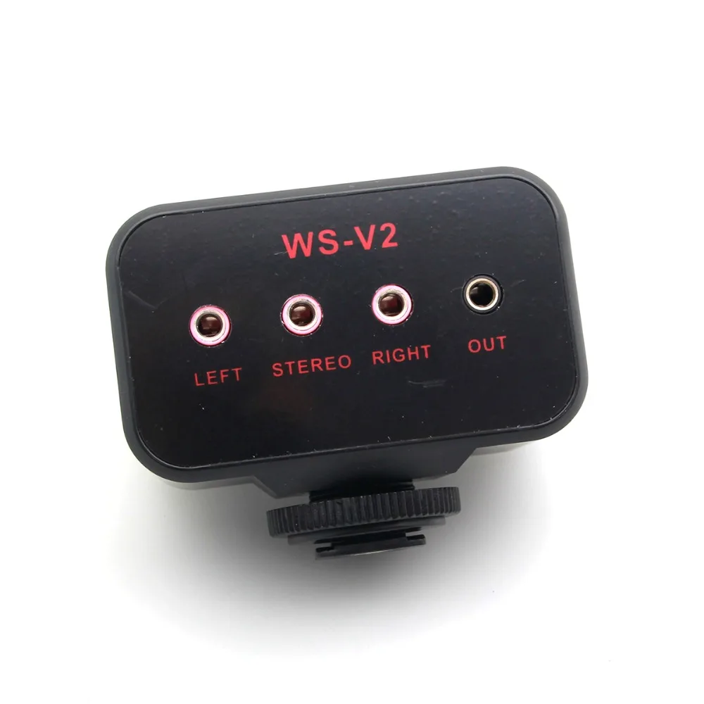 WS-V2 Универсальный аудио адаптер с двумя XLR входами для DSLR камер стерео и двойной