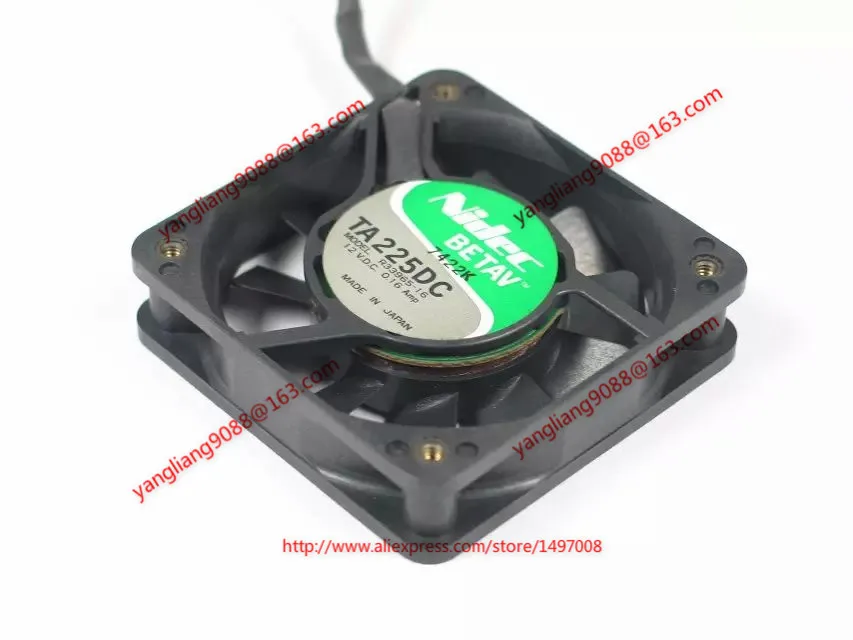 Охлаждающий вентилятор для сервера Nidec R33965-16 DC 12V 0.16Amp 60x60x15 мм
