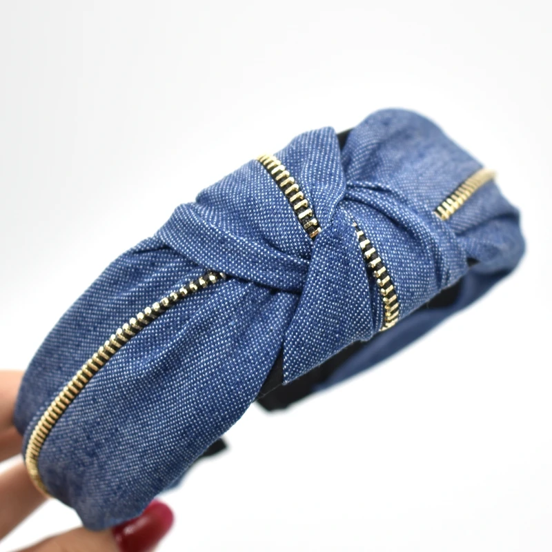 New Arrival 40Colors Drill Lace Hair Knotted Hair Band for Women Headbands Hairbands Hair Hoop Headwear Hair Accessories - Цвет: 46