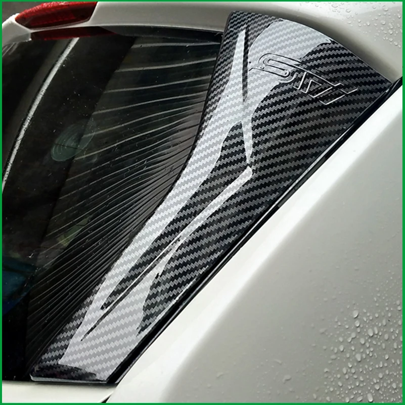 Для Subaru XV 2012 2016 ABS углеродное волокно с принтом внешний вид двухсторонний задний