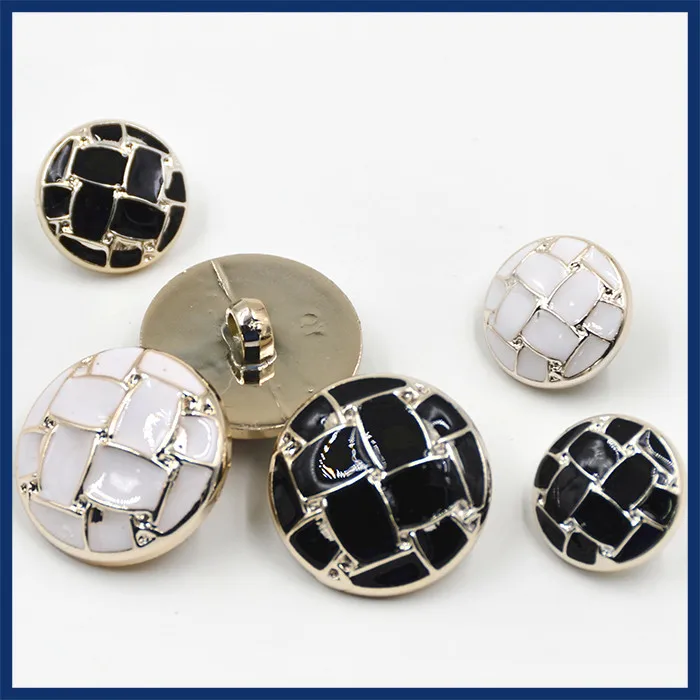 Высококачественные пуговицы из розового золота 10 шт./Лот черных точек | Дом и сад