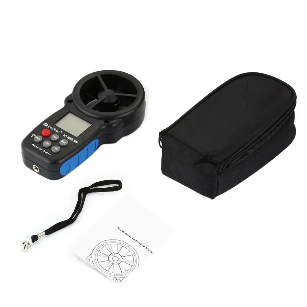 HoldPeak HP 866B WM цифровой анемометр электронные ветер Скорость Температура и ветра