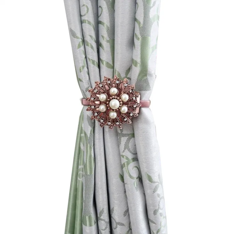 Креативные жемчужные занавески с пряжкой магнитные Джокер крючком аксессуары