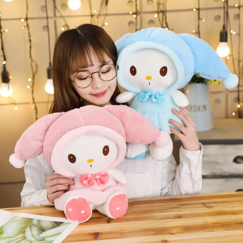 40 см дизайн розовая шляпа My Melody милый кролик мягкие плюшевые игрушки кукла детский подарок на день рождения украшение дома