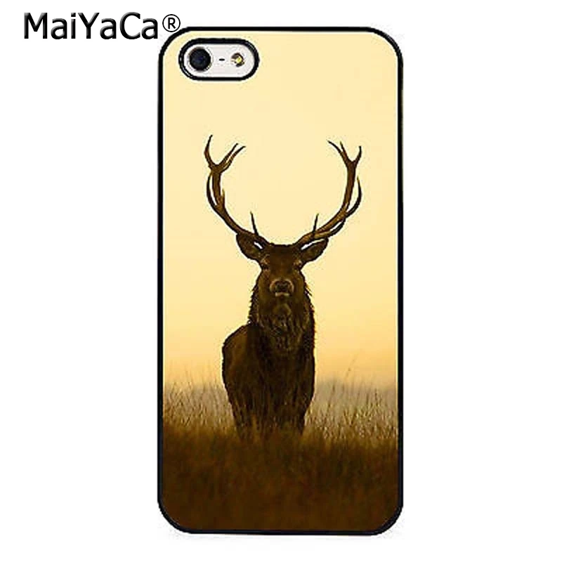 Чехол MaiYaCa для телефона с оленем и iPhone 5 6 s 7 8 plus 11 12 Pro X XR XS max Samsung S6 S7 S8 S9 S10|cover for