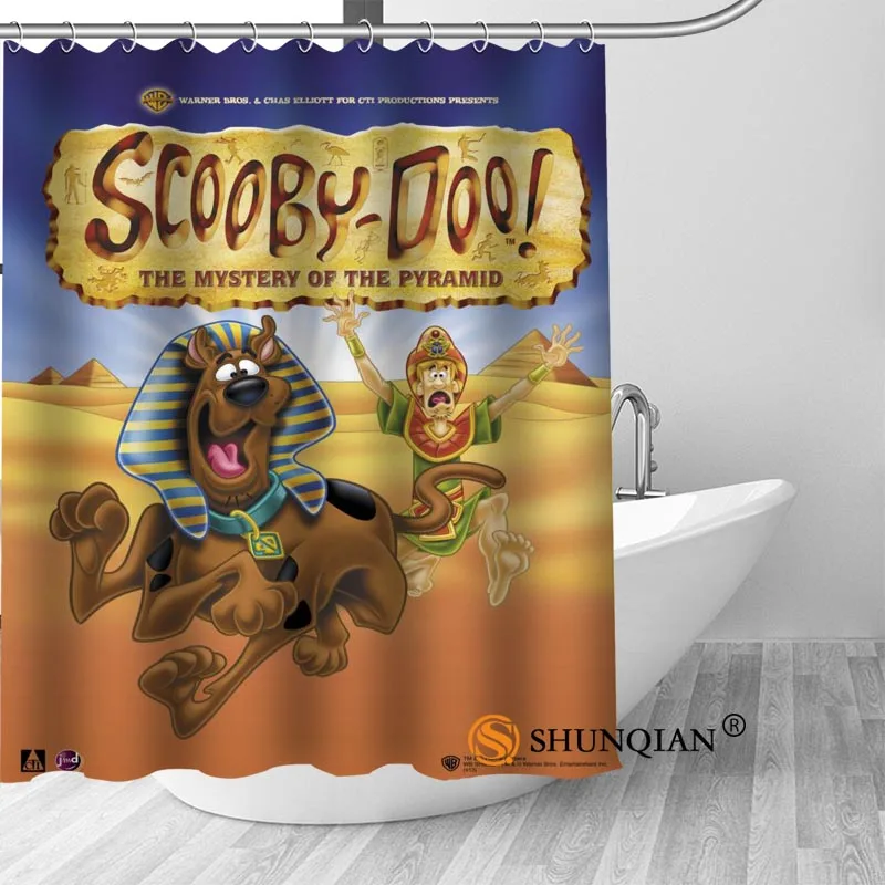 Shower Curtain Пользовательские занавески для душа Scooby Doo, занавески для ванной комнаты, высокое качество, полиэстер, занавески для ванной, для дома, отеля, украшения для ванной комнаты - Цвет: Shower Curtain