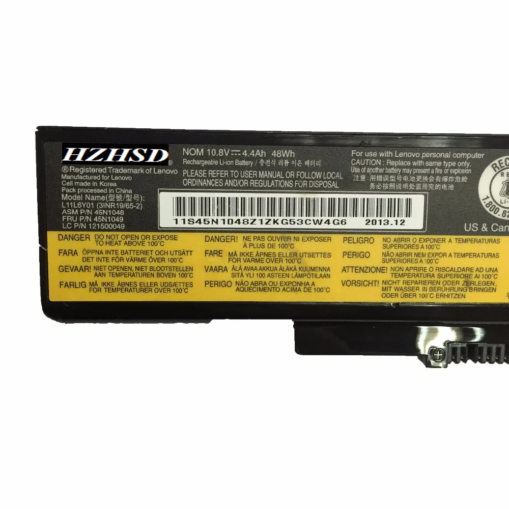 Аккумулятор для ноутбука Lenovo Y480 10 8 В 48 Вт · ч E430 E435 E530 E535 L11S6Y01 L11L6F01 L11L6R01 |