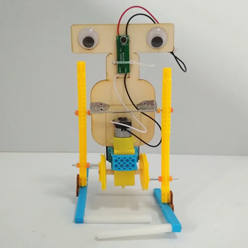 Happyxuan 2019 новый голос управление DIY Электрический собрать прогулки робот Комплект