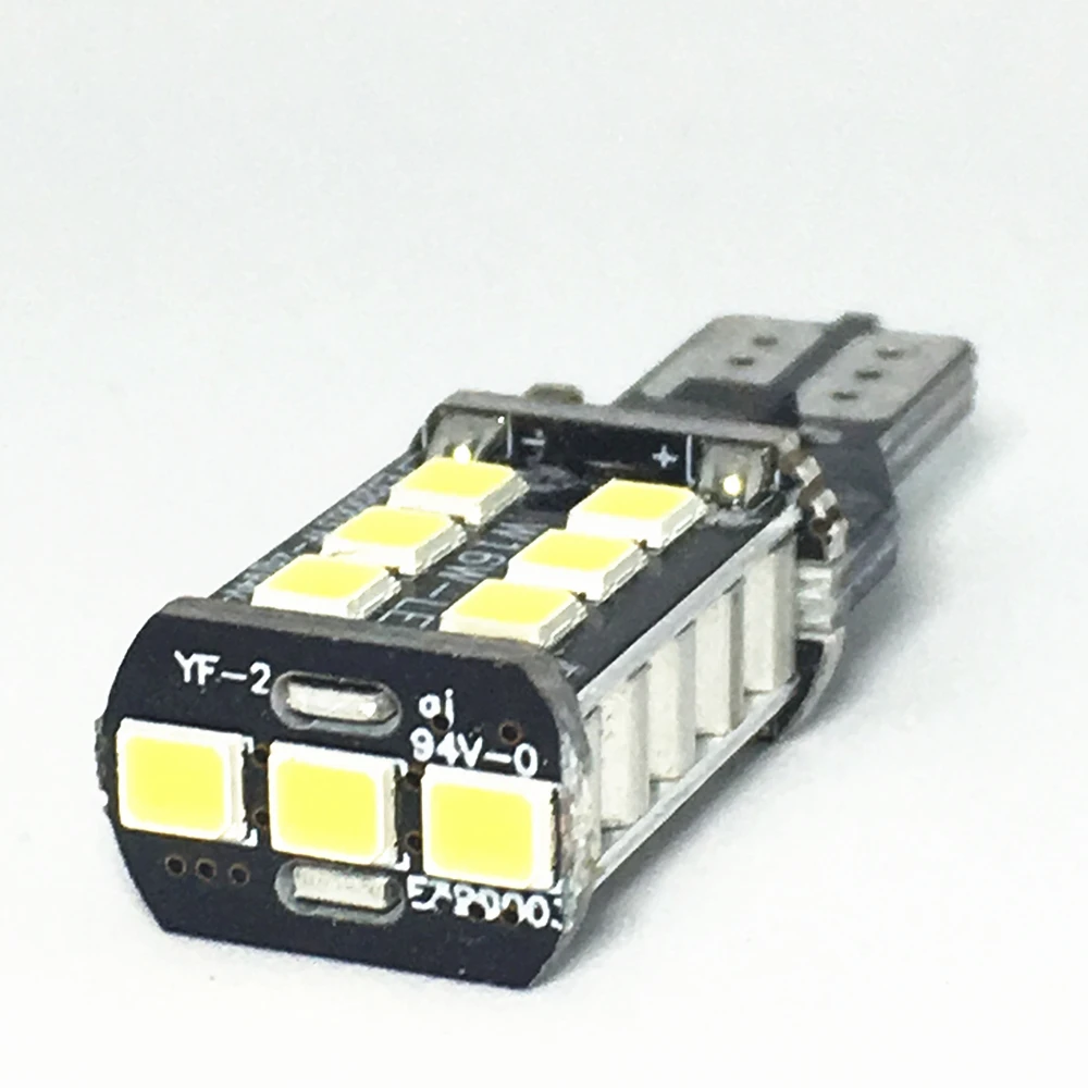 2 шт. T15 LED W16W 15 SMD 2835 Автомобильные светодиодные новые Canbus без ошибок задние лампы