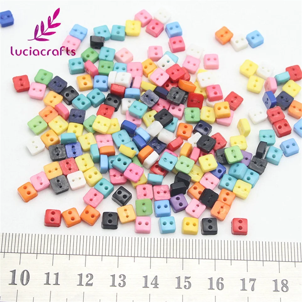 Lucia crafts 100 шт мульти-формы 2 отверстия пуговицы из полимерной глины для скрапбукинга одежда Декоративная Кнопка DIY Швейные аксессуары E0405
