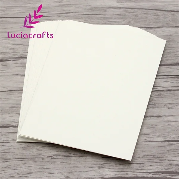 Распродажа Lucia Crafts 14,8*10 см винтажная крафт-бумага заметки карта DIY граффити окрашенная 20 шт./лот CI0604 - Цвет: Beige  100X148mm