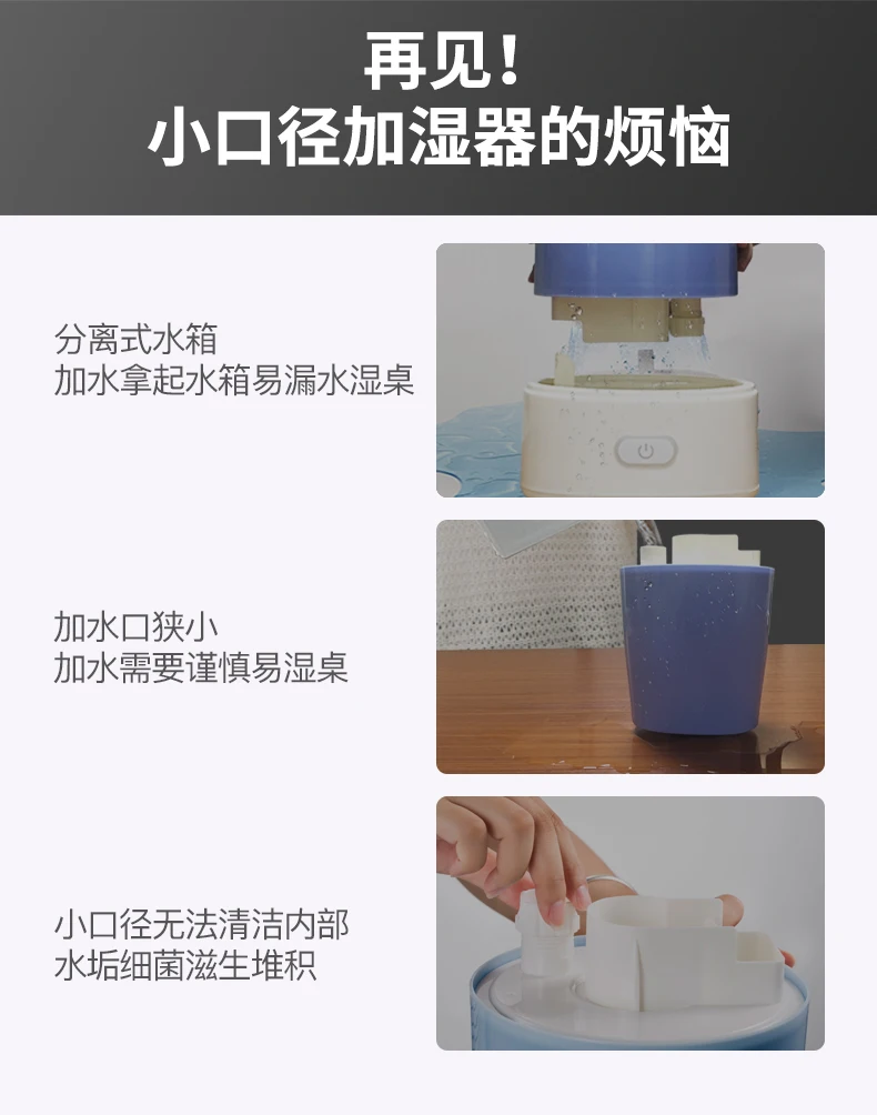 Увлажнитель воздуха высокой емкости 3L Mute Touch дистанционное управление синхронизации спальня беременных женщин диффузор