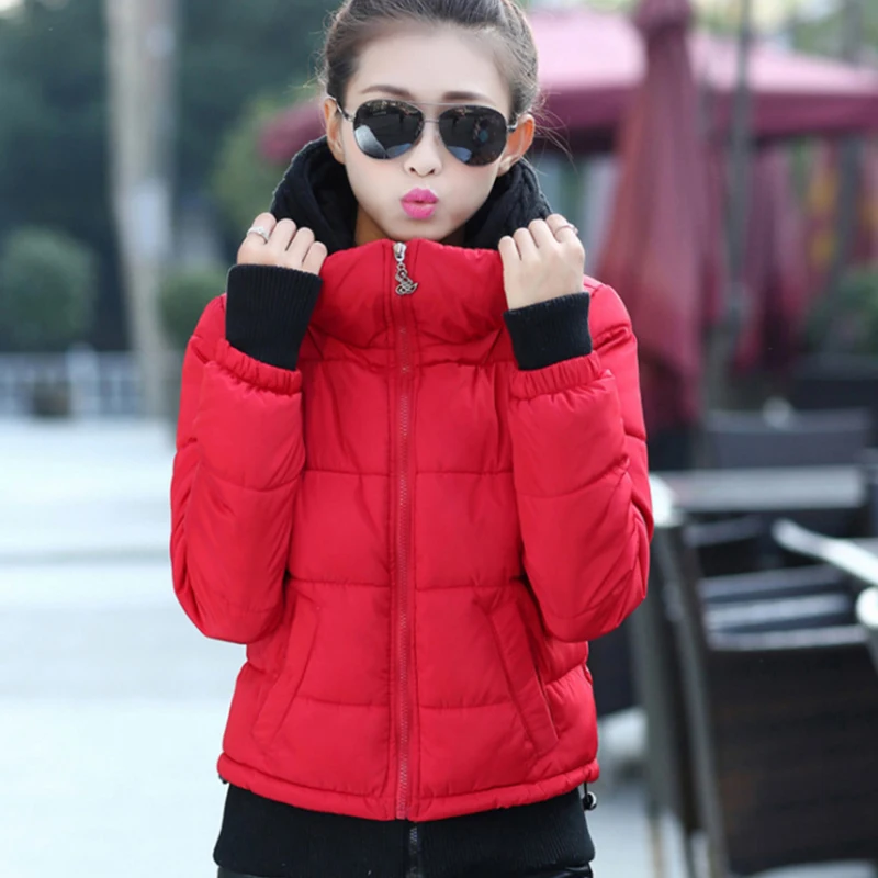 

New Arrival 2019 Women Winter Coats And Jackets Ladies Hooded Wadded Padded Female Slim Black Color Outwear Winter Clothing
