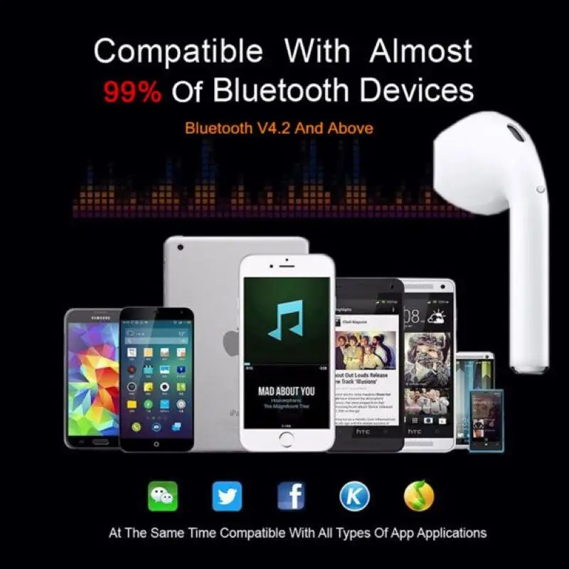 I9s pk i7 i10 i11 i12 i13 tws беспроводная bluetooth-гарнитура наушники беспроводные bluetooth 5 0 для
