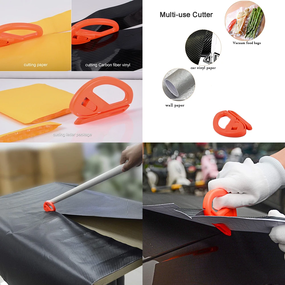 EHDIS Vinyl Car Wrap Sticker Cutting Tools Kit Carbon Fiber Film Squeegee Scraper Cutter Knife Window Tint Tool Auto Accessories |