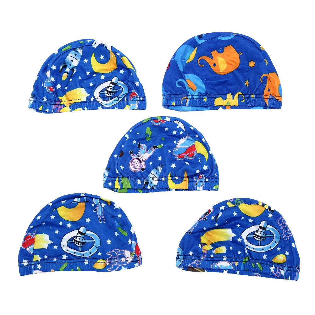 Детская шапочка для плавания с милым мультяшным принтом Бесплатная размерная