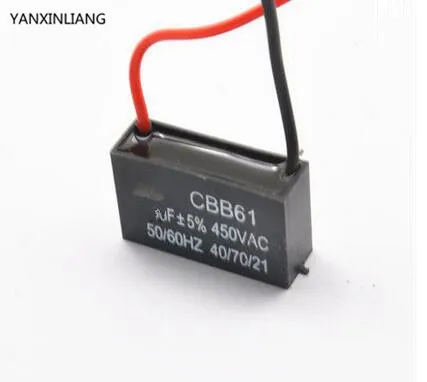 CBB61 пусковой конденсатор 3 мкФ мкФ/450 В вентилятор пуска двигателя Пусковой |