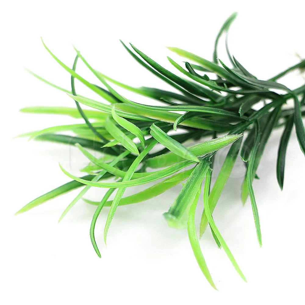 1 шт. аквариум короткий абзац Lucky Bamboo искусственные водные растения орнамент Хорошее качество