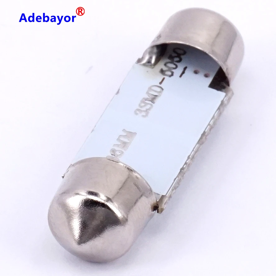 10 шт. 36 мм 5050 3 SMD Авто 12 в интерьер LED номерной знак Купол крыши свет гирлянда купол