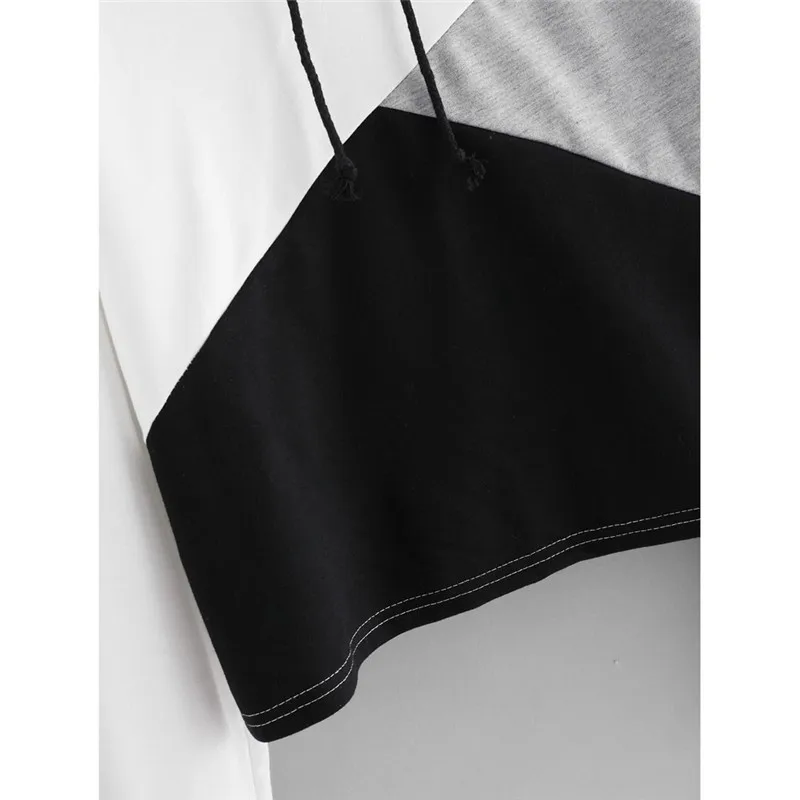 Женские футболки с длинным рукавом свитер капюшоном топы Camisola Da Senhora Sudaderas Con Capucha
