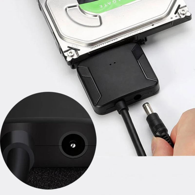 Кабель преобразователь для жестких дисков USB 3 0 на Sata кабель Samsung Seagate WD 2 5 HDD SSD