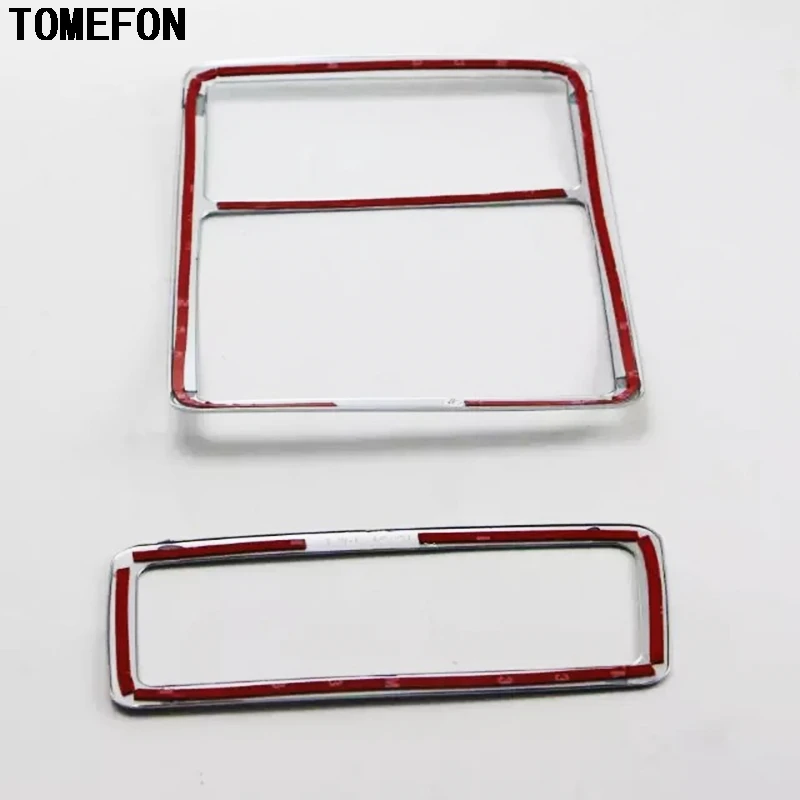 TOMEFON 2PCS For Lexus RX 2016 ABS Chrome Front Rear Roof Top Reading Lamp Light Cap Sticker Moulding Trim Accessories | Автомобили и