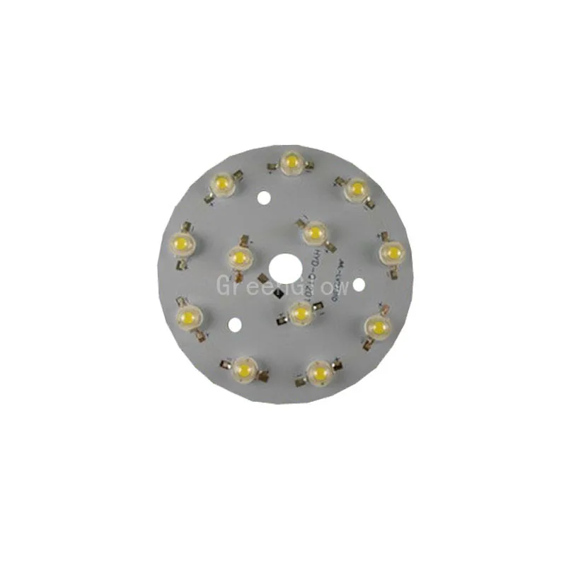

100X hot sales LED 12W led lamp beads with PCB for led bulb lighting factory direct supply free shipping