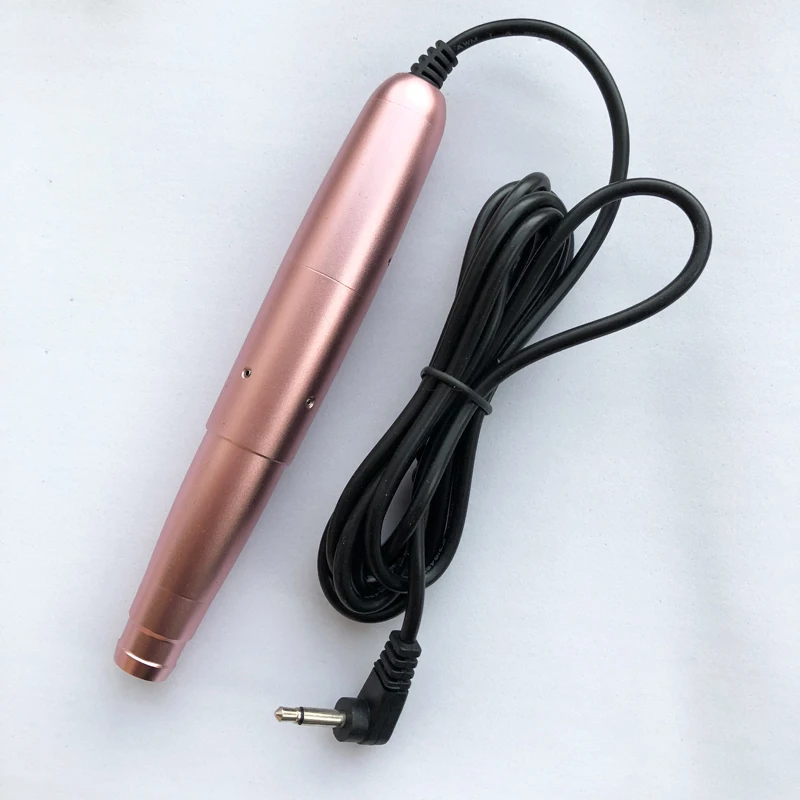 Rose Golden Профессиональная Перманентная машина для макияжа бровей ротационная машинка для татуировки ручка швейцарский мотор японские подшипники Maquina De Tatuagem розовое золото серебро - Цвет: Rose Golden